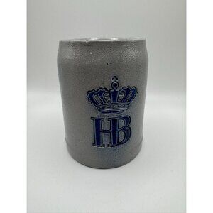 Vintage HB Beer Stein Hofbrauhaus München 0.5L Stoneware Ceramic Mug pottery